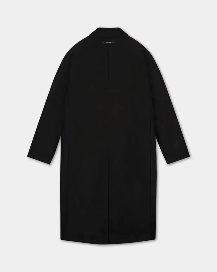MenWomen Filling Pieces Coats and Jackets Studio Wool Coat Black