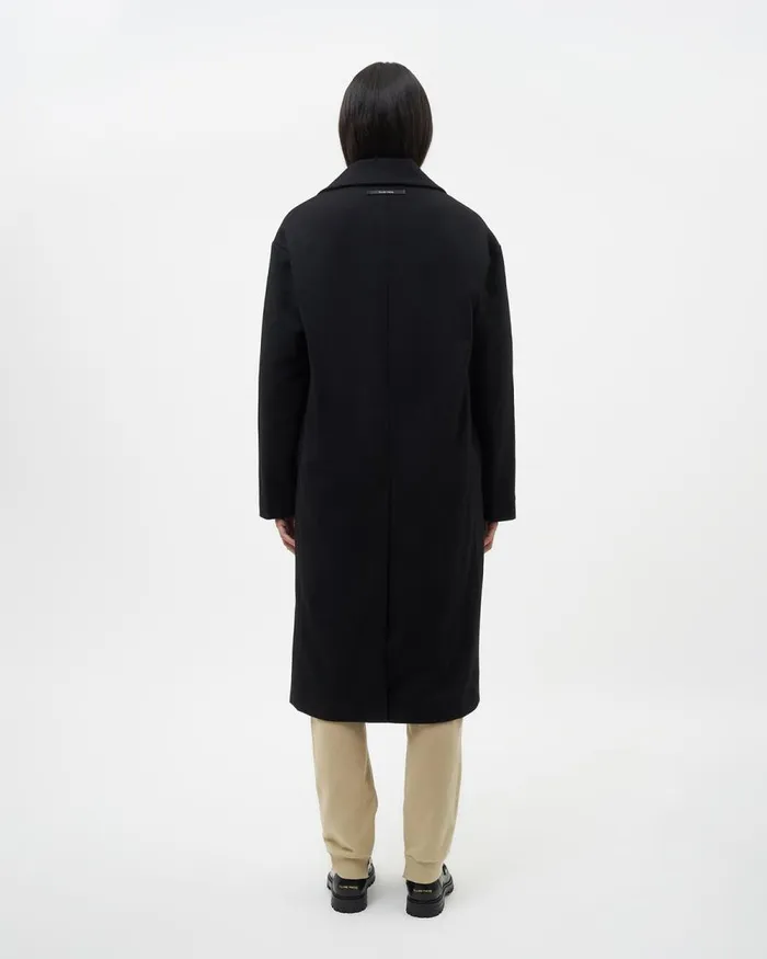 MenWomen Filling Pieces Coats and Jackets Studio Wool Coat Black