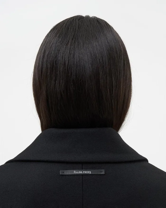 MenWomen Filling Pieces Coats and Jackets Studio Wool Coat Black