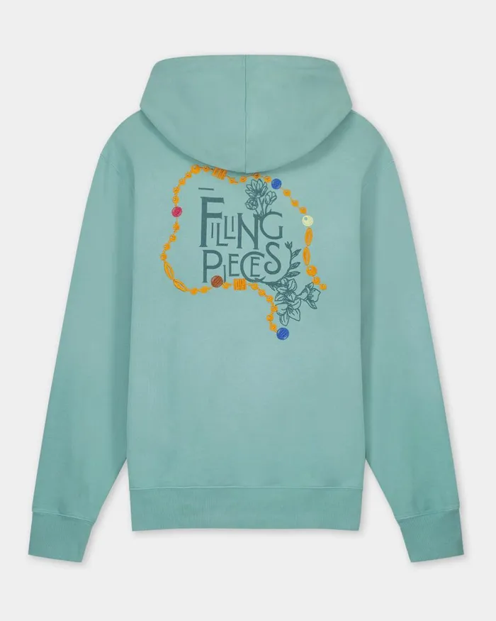 MenWomen Filling Pieces Hoodies and Sweatshirts FP Studio Hoodie FP Beads Aqua Blue