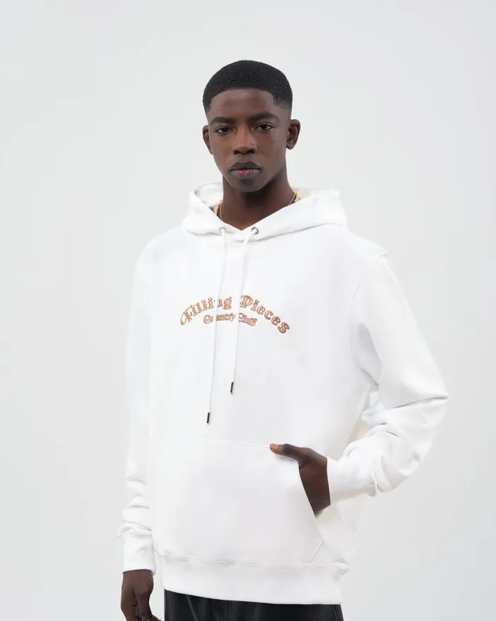 MenWomen Filling Pieces Hoodies and Sweatshirts Hoodie Country Club White