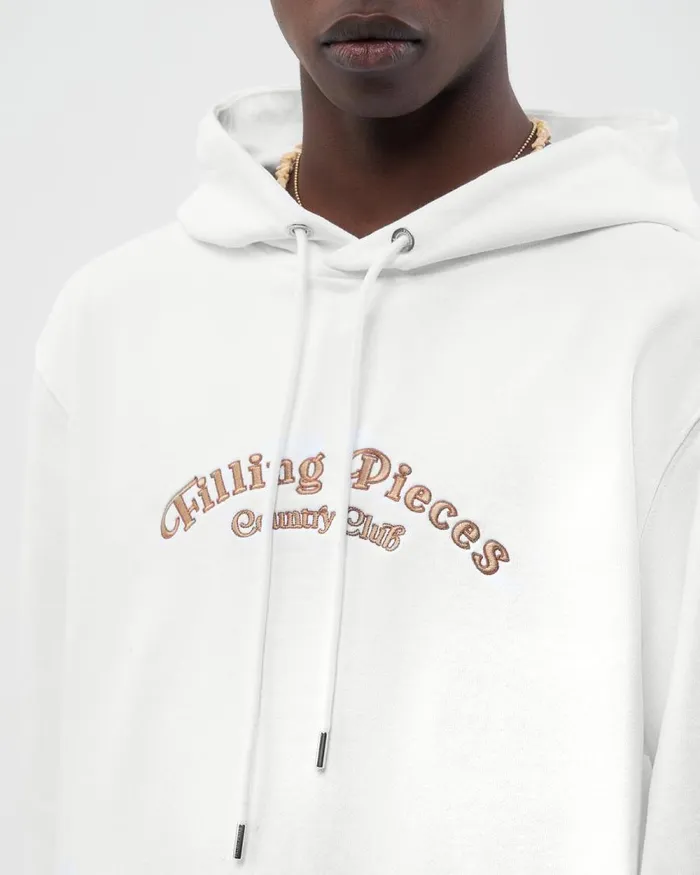MenWomen Filling Pieces Hoodies and Sweatshirts Hoodie Country Club White