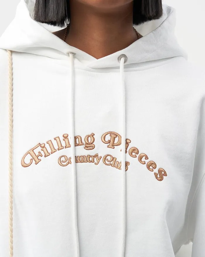 MenWomen Filling Pieces Hoodies and Sweatshirts Hoodie Country Club White