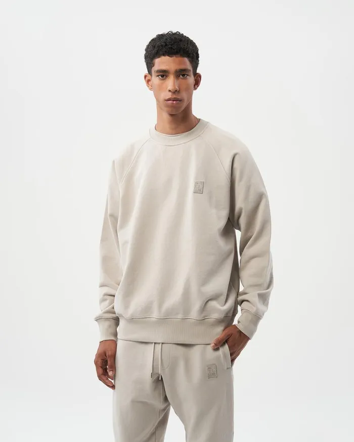 MenWomen Filling Pieces Hoodies and Sweatshirts Lux Crewneck Cool Grey