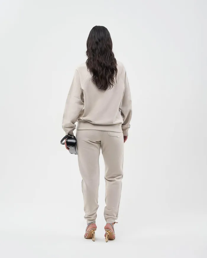 MenWomen Filling Pieces Hoodies and Sweatshirts Lux Crewneck Cool Grey