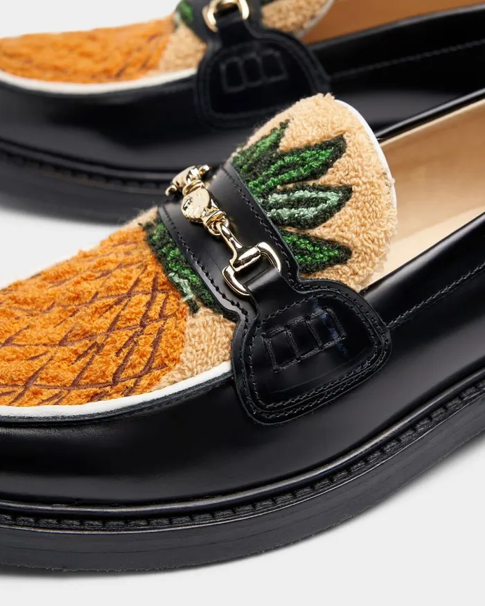 MenWomen Filling Pieces Loafers and Dress Shoes Loafer Ananas Black