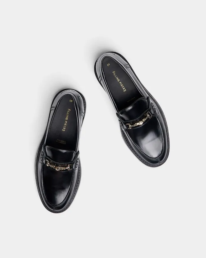 MenWomen Filling Pieces Loafers and Dress Shoes Loafer Polido All Black