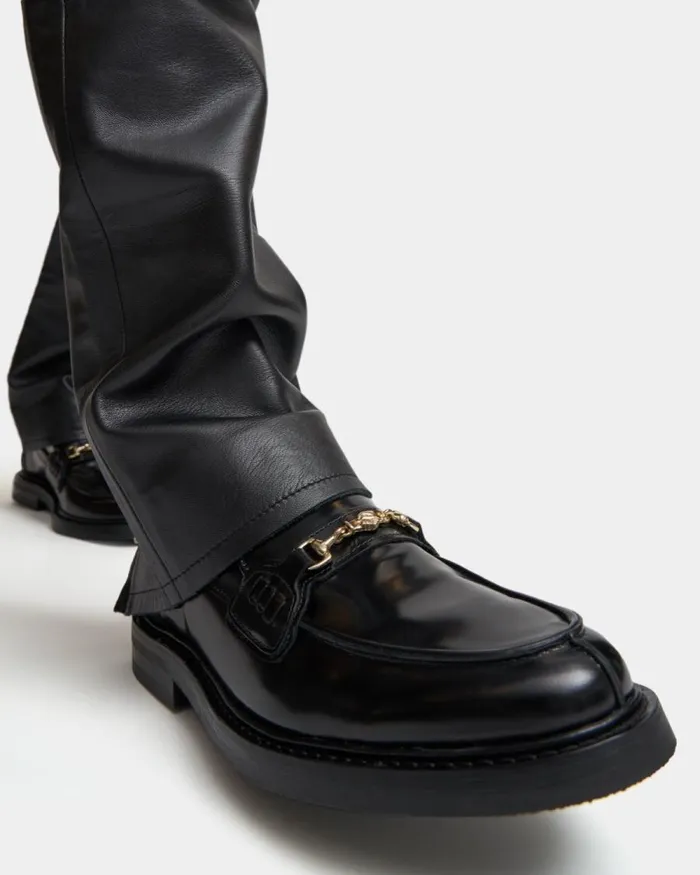 MenWomen Filling Pieces Loafers and Dress Shoes Loafer Polido All Black