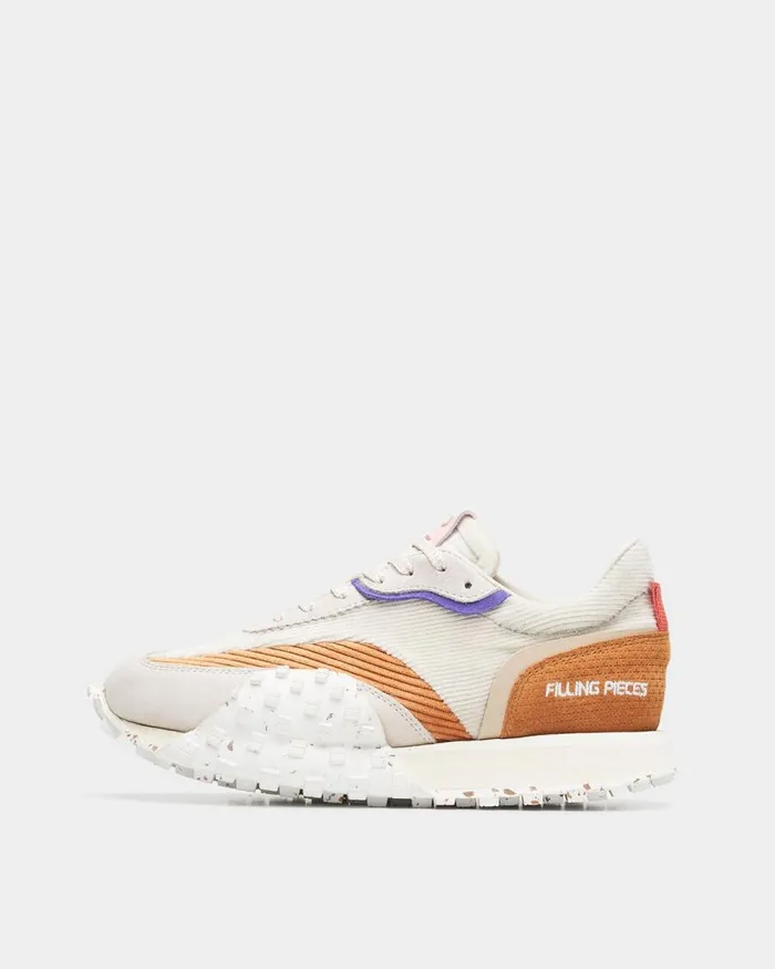 MenWomen Filling Pieces Sneakers Crease Runner Yellow