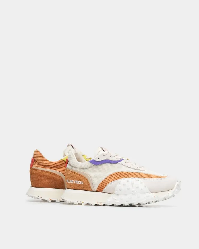 MenWomen Filling Pieces Sneakers Crease Runner Yellow