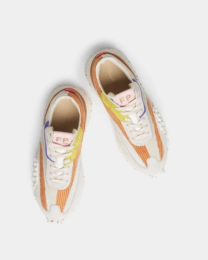 MenWomen Filling Pieces Sneakers Crease Runner Yellow