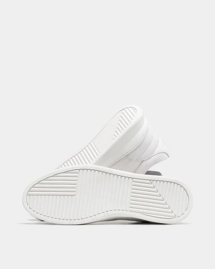 MenWomen Filling Pieces Sneakers Low Top Ghost Nappa White