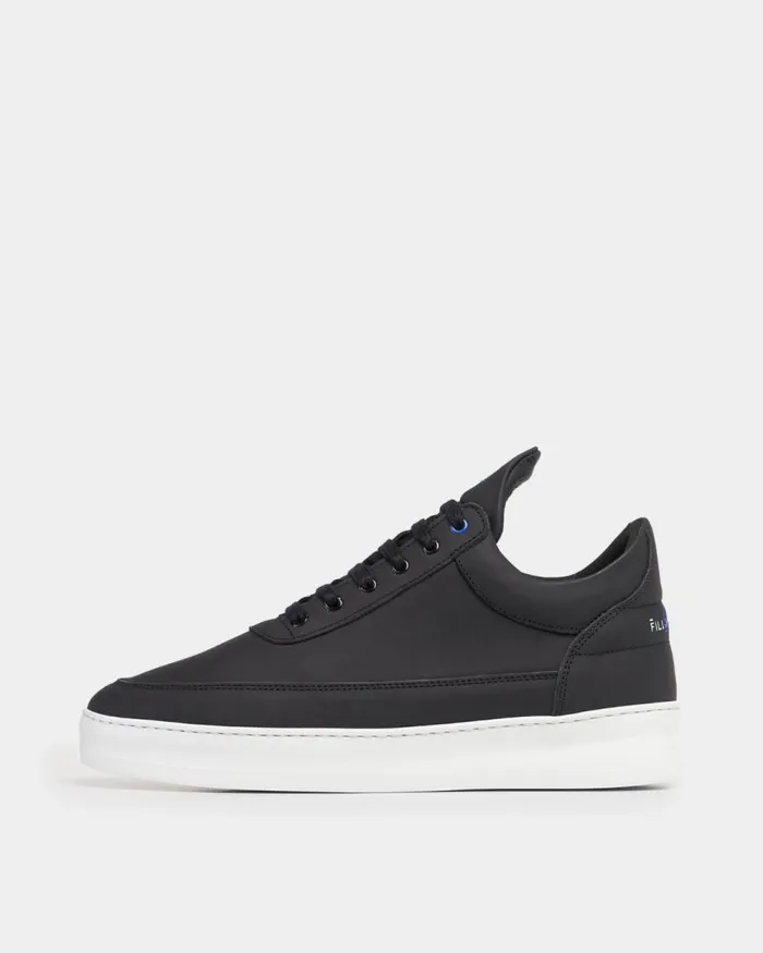 MenWomen Filling Pieces Sneakers Low Top Plain 683 Organic Black