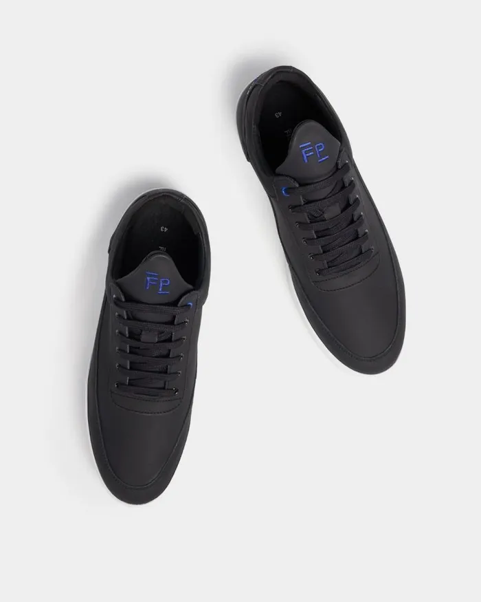 MenWomen Filling Pieces Sneakers Low Top Plain 683 Organic Black