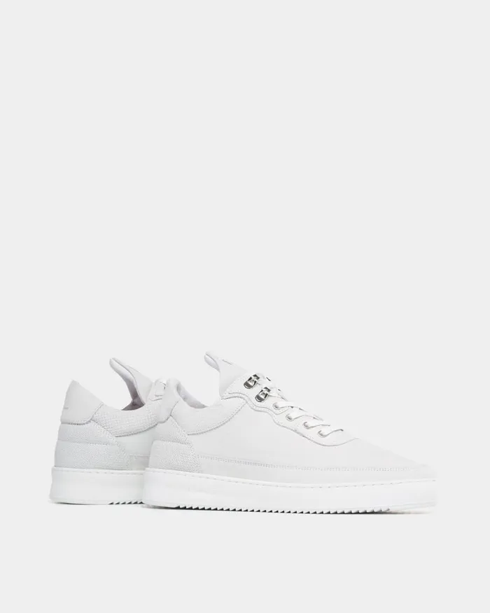 MenWomen Filling Pieces Sneakers Low Top Ripple Meta White