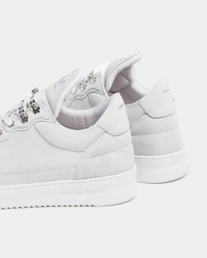MenWomen Filling Pieces Sneakers Low Top Ripple Meta White