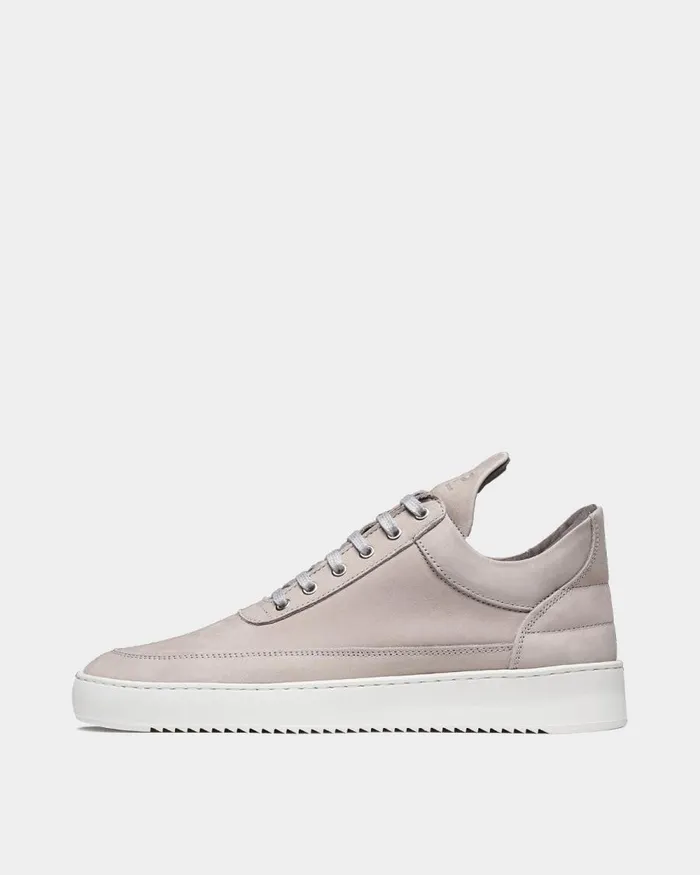 MenWomen Filling Pieces Sneakers Low Top Ripple Nubuck Plaster Beige