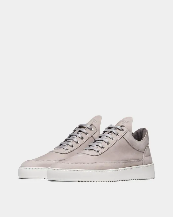 MenWomen Filling Pieces Sneakers Low Top Ripple Nubuck Plaster Beige