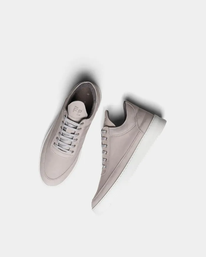 MenWomen Filling Pieces Sneakers Low Top Ripple Nubuck Plaster Beige