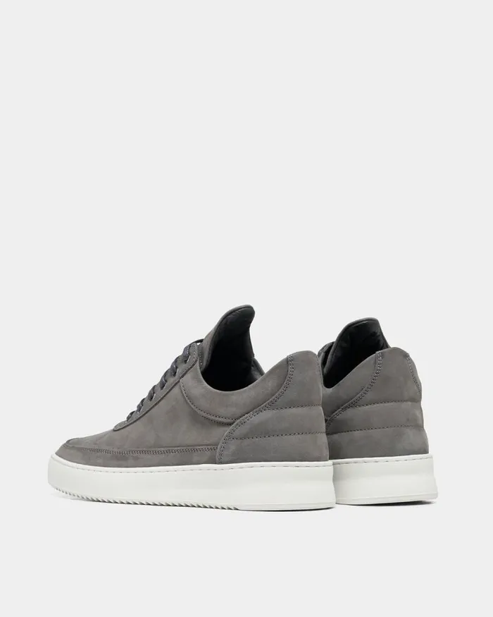 MenWomen Filling Pieces Sneakers Low Top Ripple Nubuck Shark Grey
