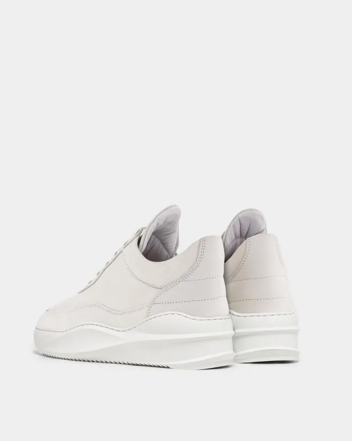 MenWomen Filling Pieces Sneakers Low Top Sky Matt Nubuck White