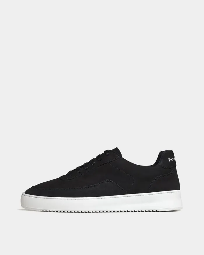 MenWomen Filling Pieces Sneakers Mondo 20 Ripple Nubuck Black