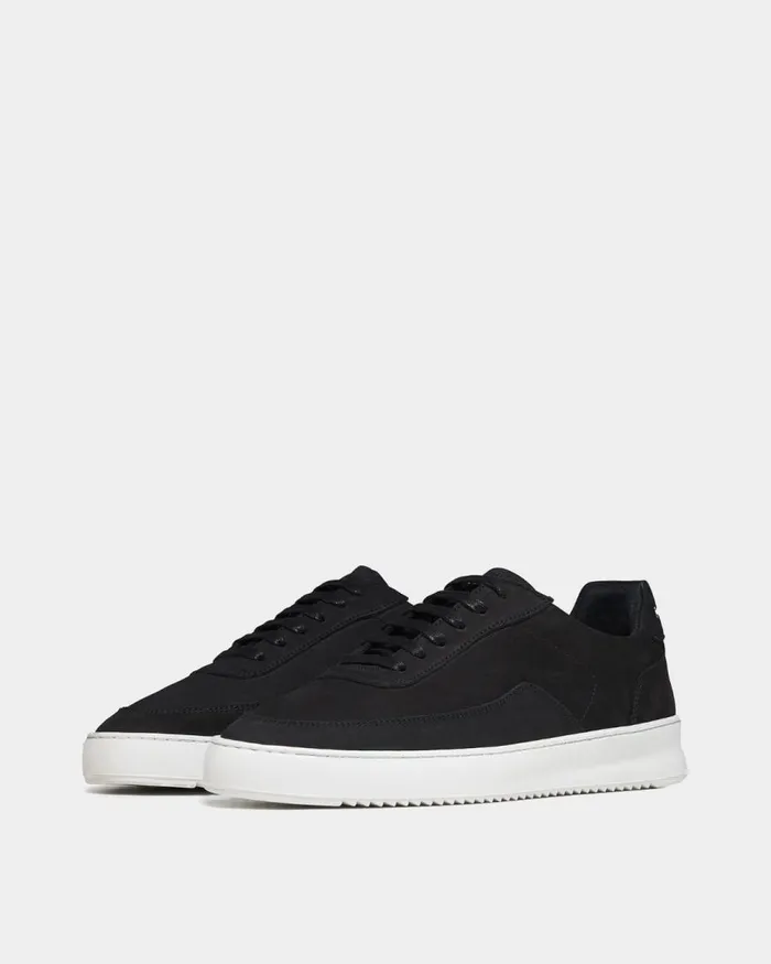 MenWomen Filling Pieces Sneakers Mondo 20 Ripple Nubuck Black