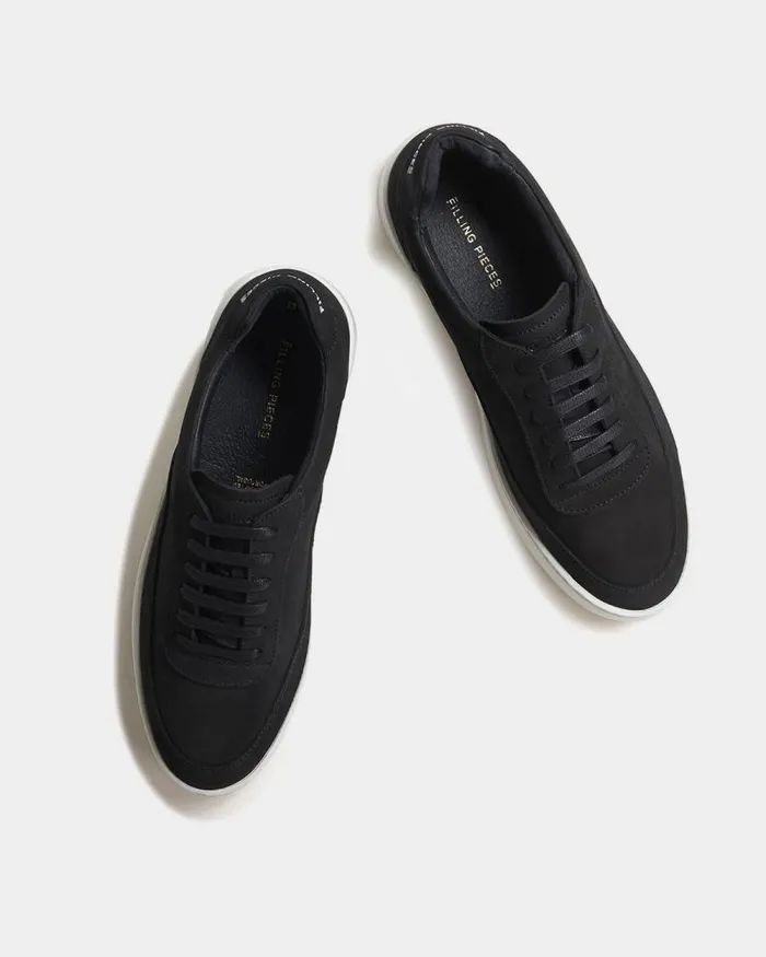 MenWomen Filling Pieces Sneakers Mondo 20 Ripple Nubuck Black