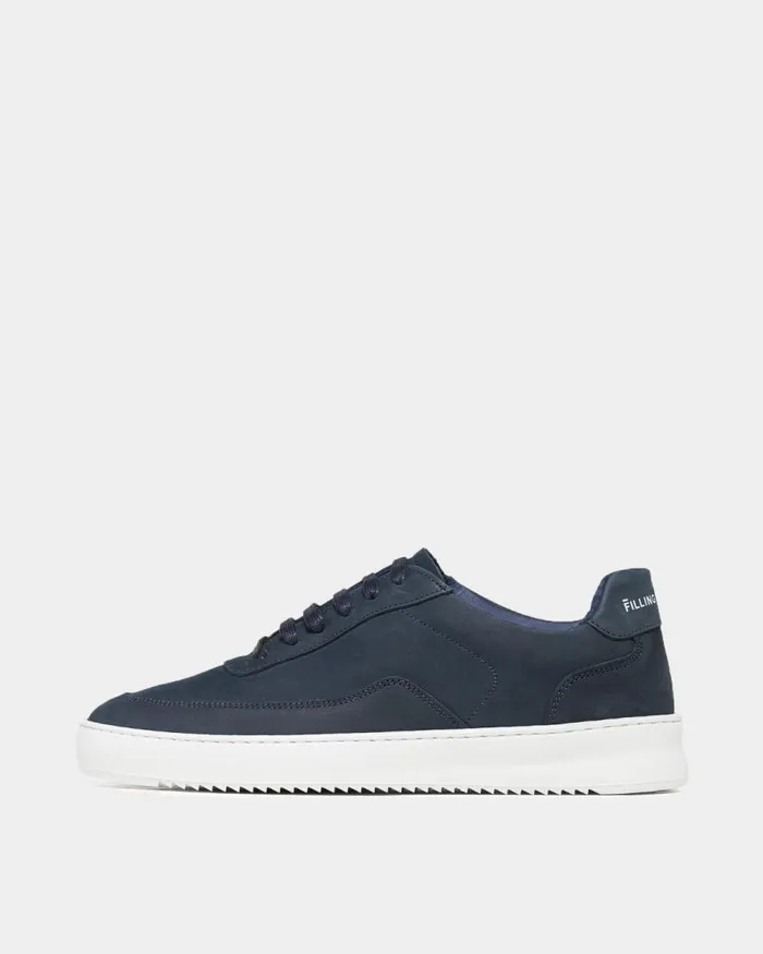 MenWomen Filling Pieces Sneakers Mondo 20 Ripple Nubuck Blue Navy
