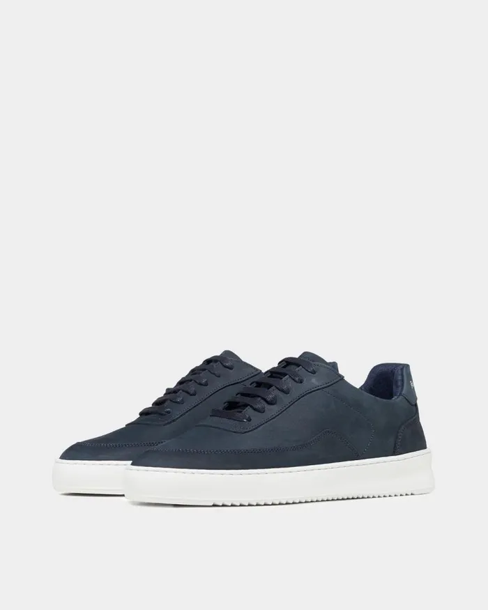 MenWomen Filling Pieces Sneakers Mondo 20 Ripple Nubuck Blue Navy