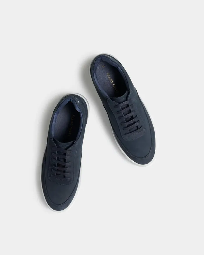 MenWomen Filling Pieces Sneakers Mondo 20 Ripple Nubuck Blue Navy