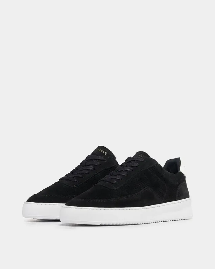 MenWomen Filling Pieces Sneakers Mondo Perforated Black