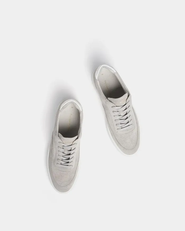 MenWomen Filling Pieces Sneakers Mondo Perforated Light Grey