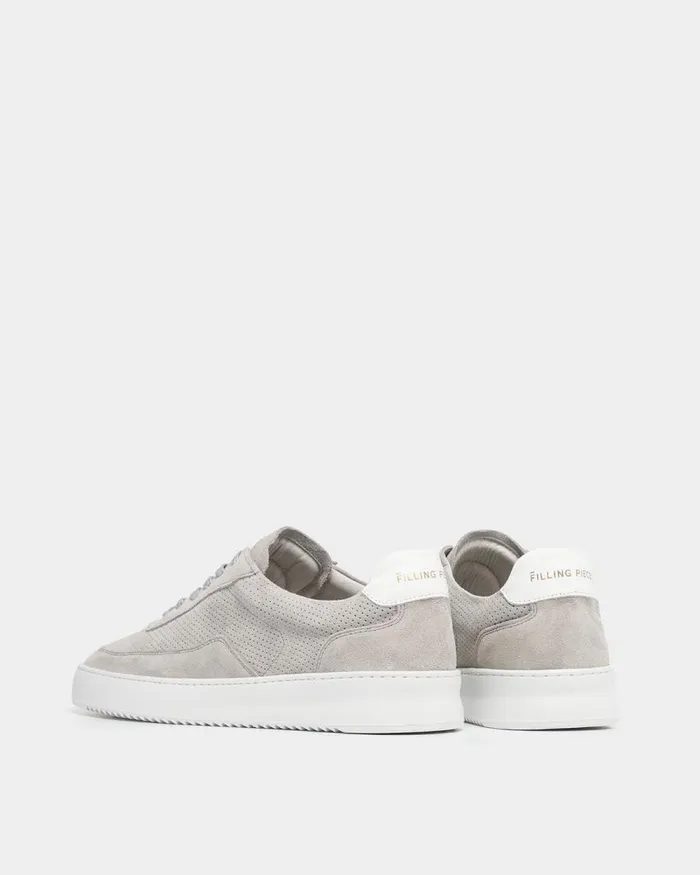 MenWomen Filling Pieces Sneakers Mondo Perforated Light Grey