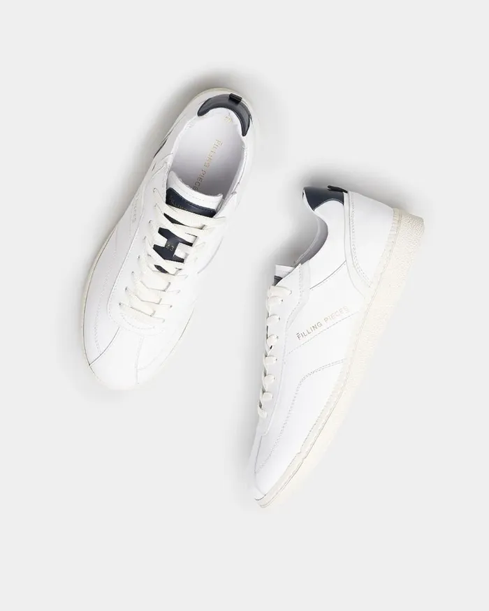 MenWomen Filling Pieces Sneakers Pitch Classic White