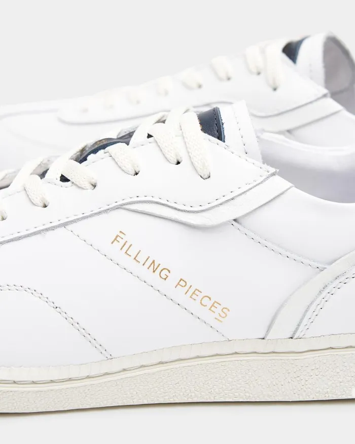 MenWomen Filling Pieces Sneakers Pitch Classic White
