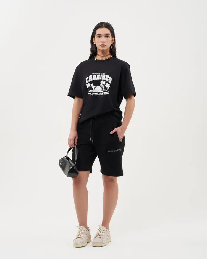 MenWomen Filling Pieces TShirts and Shirts Tee Caraibes Black
