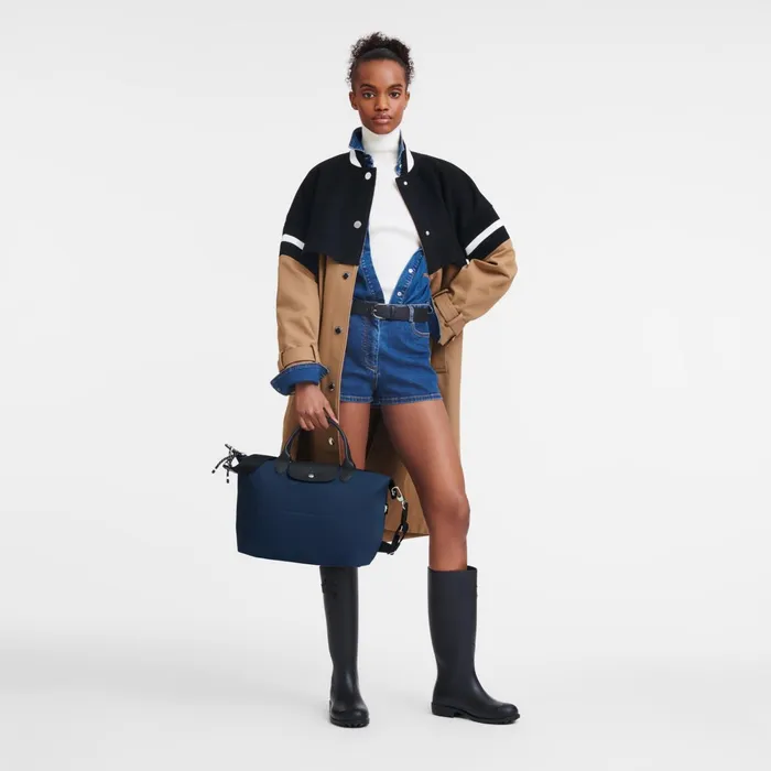 MenWomen Le Pliage Energy L Handbag Navy Longchamp Handbags