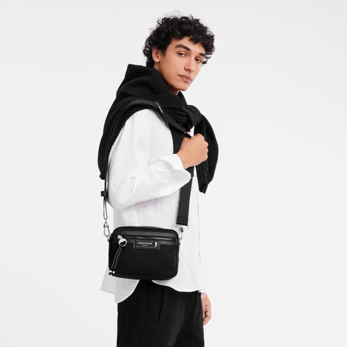 MenWomen Le Pliage Energy S Camera Bag Black Longchamp Crossbody Bags