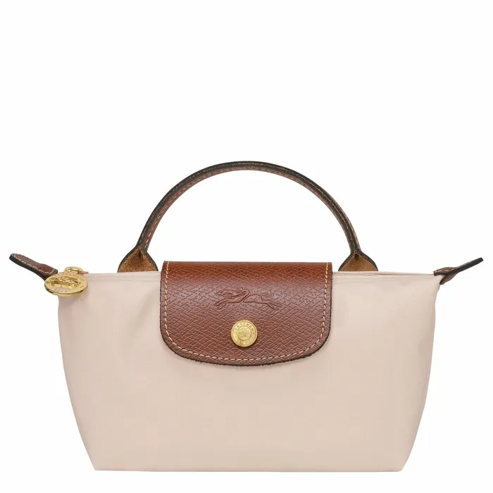 MenWomen Le Pliage Original Pouch With Handle Paper Longchamp Pouches and Cases