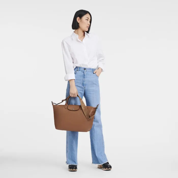 MenWomen Le Pliage Xtra L Handbag Cognac Longchamp Handbags