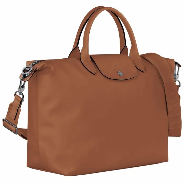 MenWomen Le Pliage Xtra L Handbag Cognac Longchamp Handbags