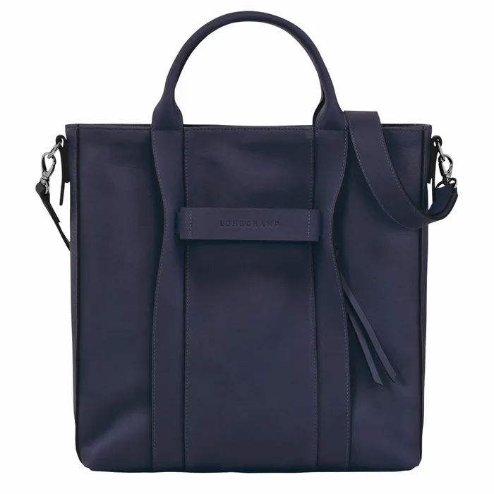 MenWomen Longchamp 3D L Tote Bag Bilberry Longchamp Handbags