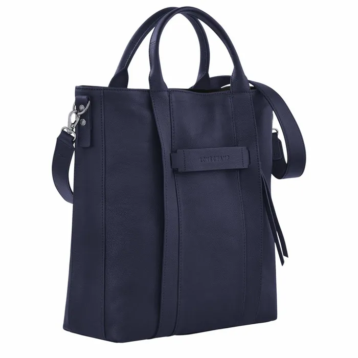 MenWomen Longchamp 3D L Tote Bag Bilberry Longchamp Handbags