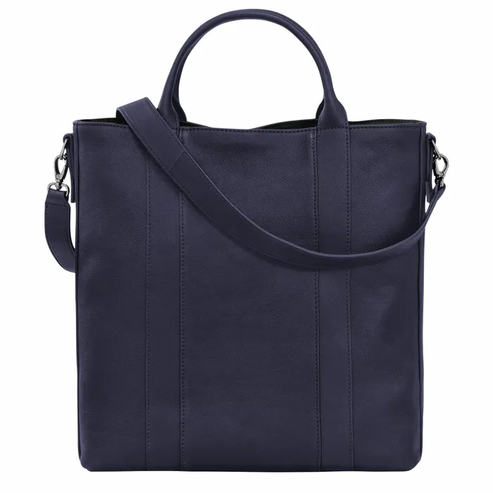 MenWomen Longchamp 3D L Tote Bag Bilberry Longchamp Handbags