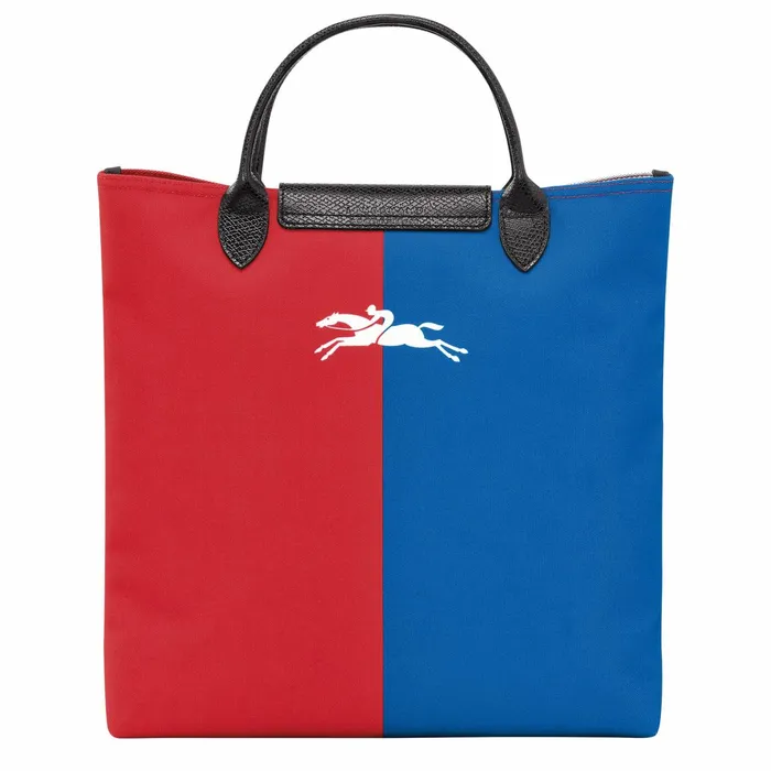MenWomen Longchamp X Robert Indiana L Handbag White Longchamp Handbags