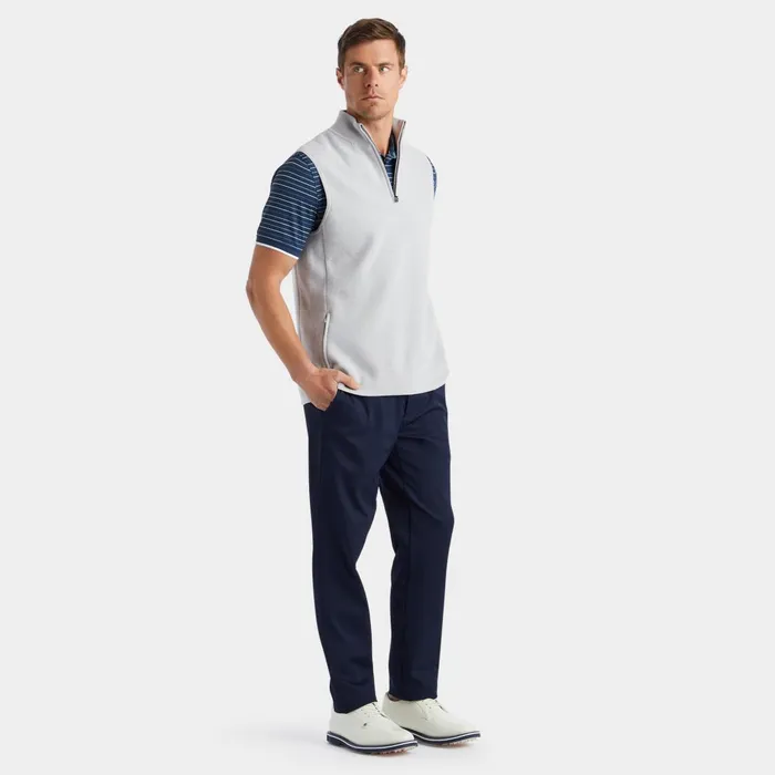 Merino Wool Tech Lined Dunes Vest Nimbus Heather Men GFORE Tops