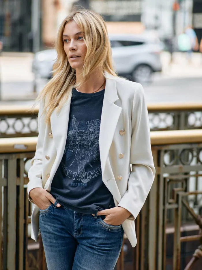MOS MOSH MMBabeth Lunie Blazer Ecru Women Blazers