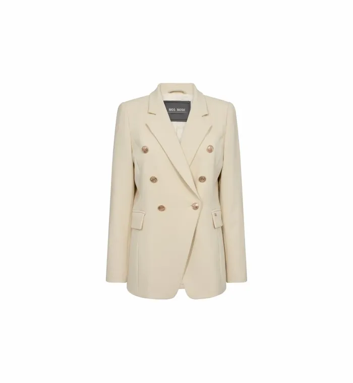 MOS MOSH MMBabeth Lunie Blazer Ecru Women Blazers MOS MOSH MMBabeth Lunie Blazer Ecru Women Blazers