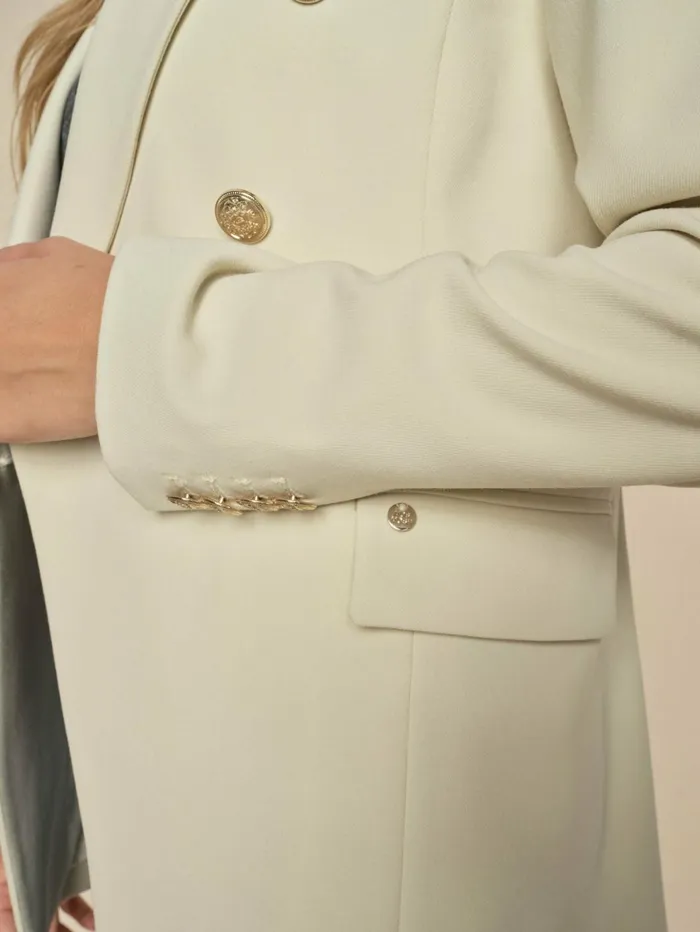 MOS MOSH MMBabeth Lunie Blazer Ecru Women Blazers MOS MOSH MMBabeth Lunie Blazer Ecru Women Blazers
